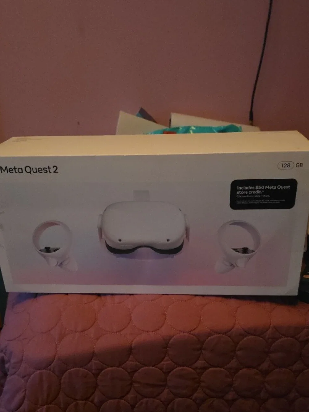 Oculus Meta Quest 2 VR Headset and Elite Strap - White and Black